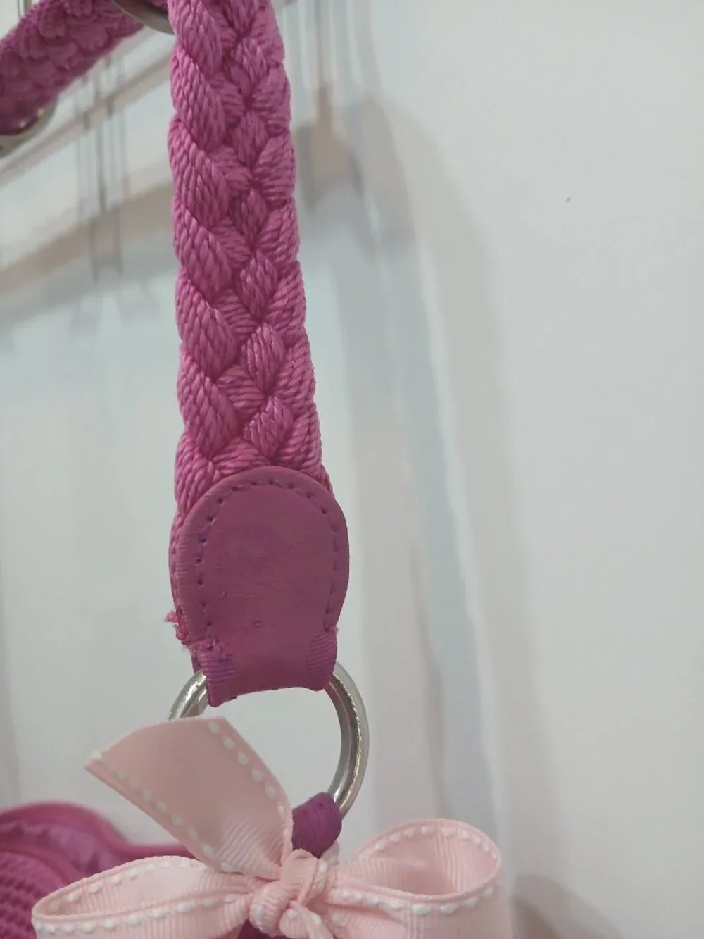 Lina Hot Pink Hank Knit Hobo🩷